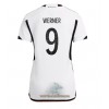 Officiële Voetbalshirt Duitsland Timo Werner 9 Thuis WK 2022 - Dames